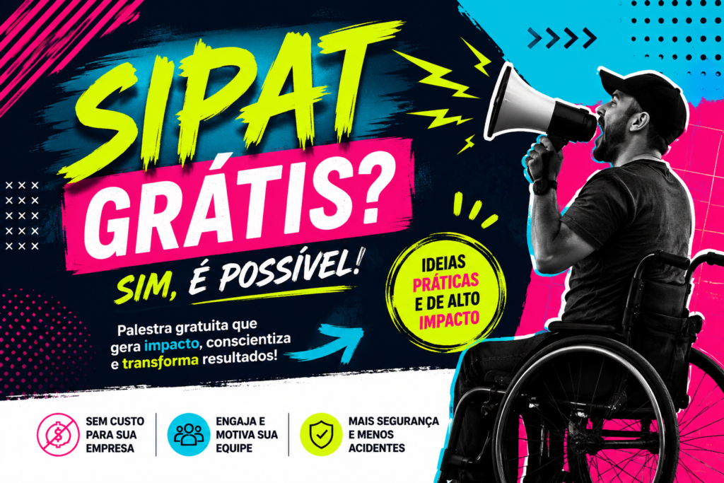 SIPAT grátis com palestra gratuita de segurança do trabalho