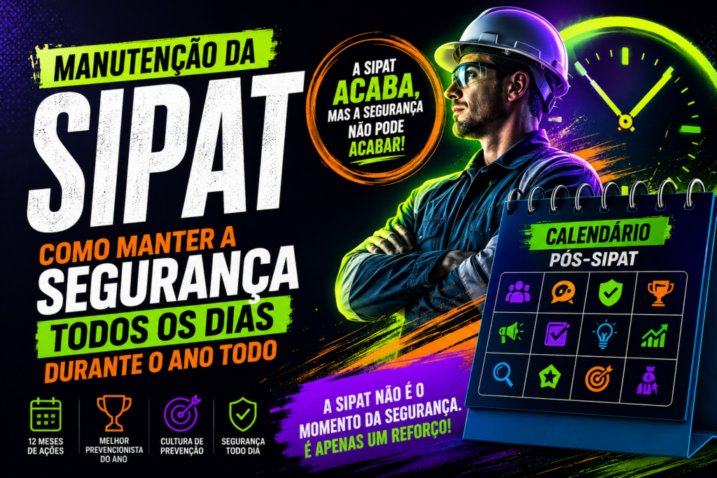 Manutenção da SIPAT para manter a segurança do trabalho durante todo o ano